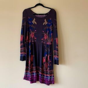 Anthropology Size large beautiful knit dress